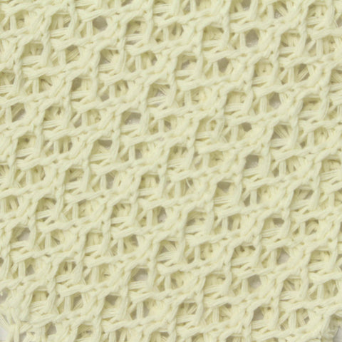 Jacquard Polyester Cotton Pointelle Knit Fabric, 310 gsm, 150 cm — Yellow