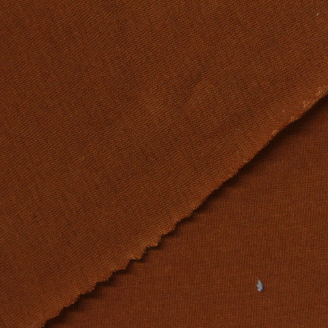 100% Cotton Jersey Knit Fabric, 145 gsm, 160 cm — Brown