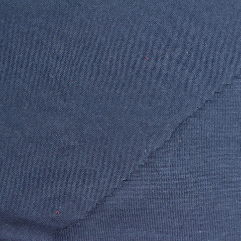 Blue Marl Jersey Knit, Poly-Cotton, 140 gsm