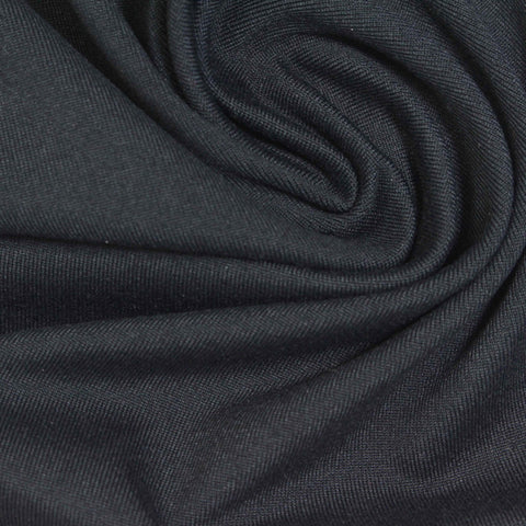 Nylon Stretch Jersey Knit Fabric, 310 gsm, 150 cm — Navy