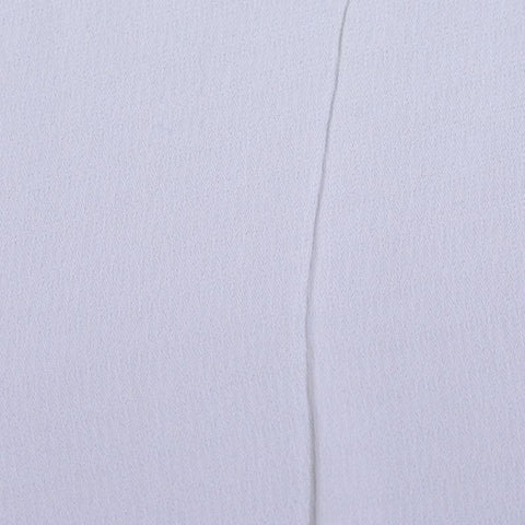 Jacquard 100% Polyester Chiffon Fabric, 80 gsm, 147 cm — White
