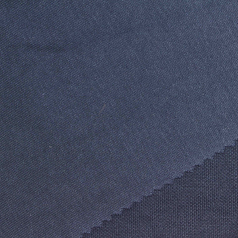Cotton Piqué Knit Fabric, 310 gsm, 160 cm — Navy