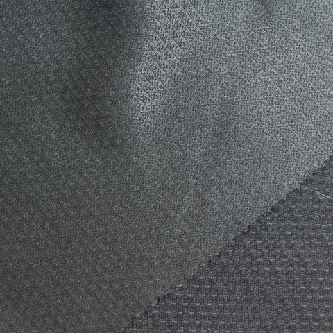Dark Grey Textured Mesh, Polyester