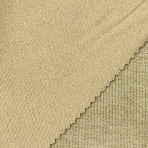 Viscose Polyester Blend Stretch Knit Fabric, 280 gsm, 185 cm — Khaki, ref EF-261061