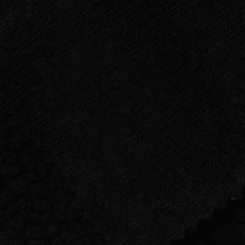 Black Sherpa Fleece, Polyester