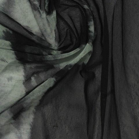 White Abstract Mesh, Polyester