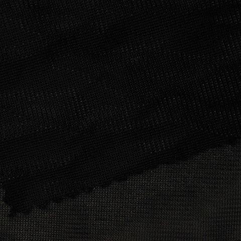 Black Marl Knit, Polyester, 80 gsm