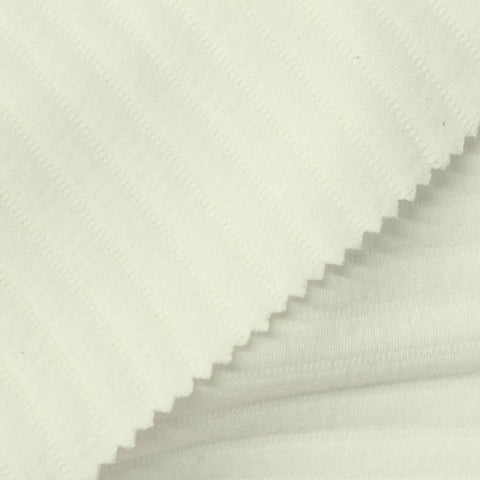 Polyester Stretch Knit Fabric, 350 gsm, 160 cm — Beige