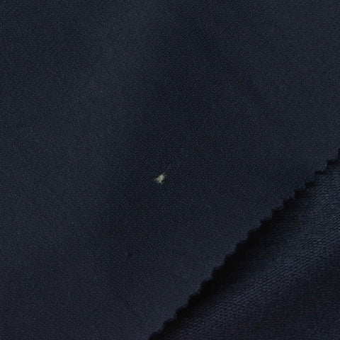 100% Polyester French Terry Fabric, 269 gsm, 180 cm — Navy
