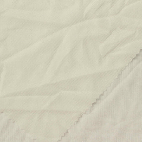 Polyester Stretch Rib Knit Fabric, 85 gsm, 165 cm — Beige