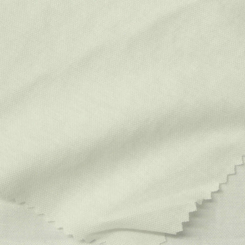 Viscose Nylon Piqué Knit Fabric, 165 gsm, 160 cm — White