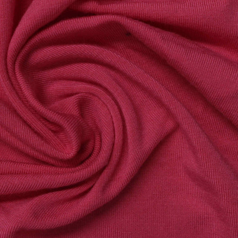 Viscose Stretch Jersey Knit Fabric, 230 gsm, 165 cm — Red