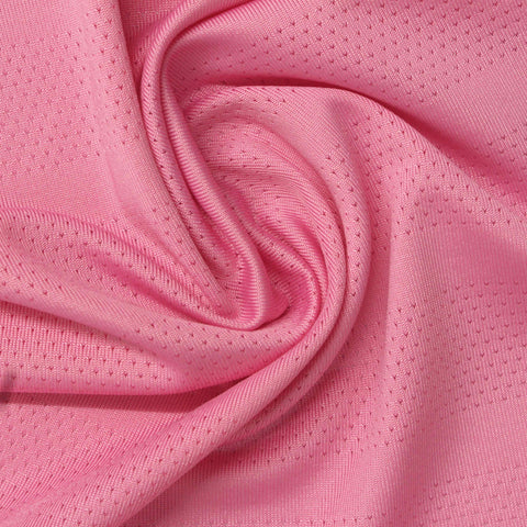 Pink Textured-Band Mesh, Polyester