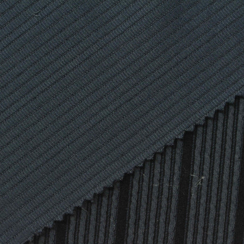 Black Stripes Knit, Polyester