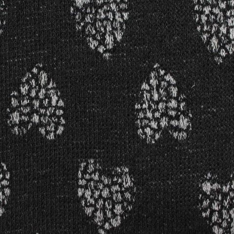 Black Abstract Jacquard, 156 gsm