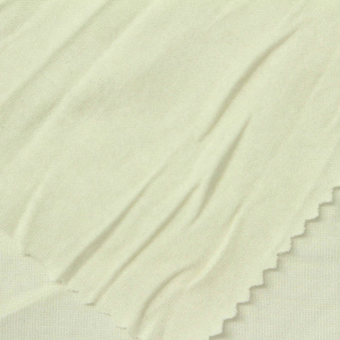 Yarn-Dyed Viscose Wool Jersey Knit Fabric, 170 gsm, 170 cm — Yellow