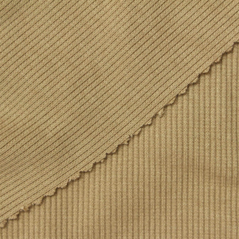 Tan Rib Knit, Polyester