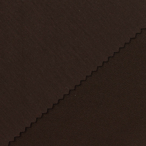 Viscose Nylon Stretch Linen-Look Fabric, 400 gsm, 145 cm — Brown