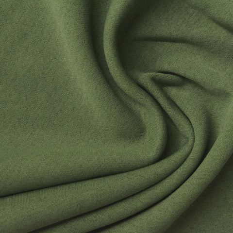 Olive Scuba Knit, Polyester