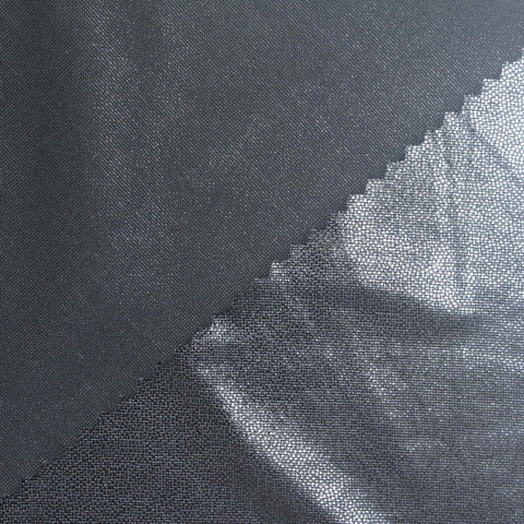 Black Geometric Knit, Polyester, 185 gsm