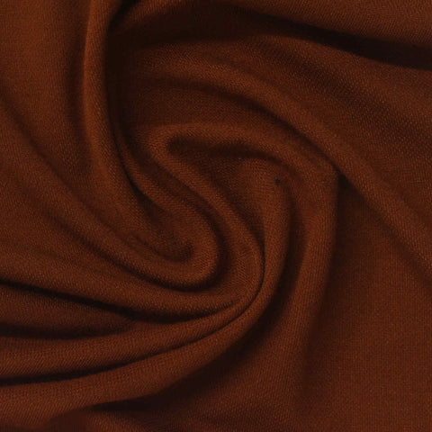 Brown Piqué Knit, Poly-Viscose