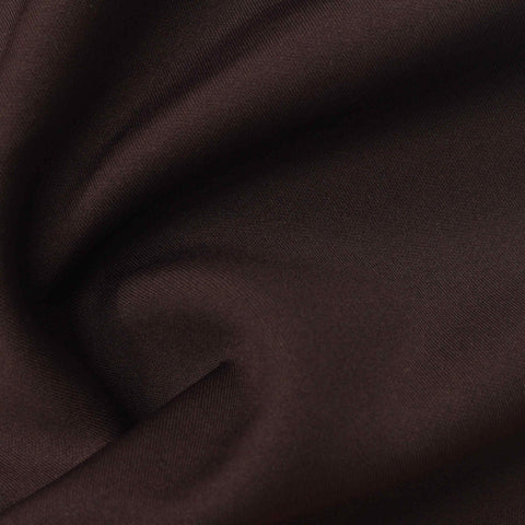Modal Polyester Stretch Scuba Knit Fabric, 290 gsm, 165 cm — Brown