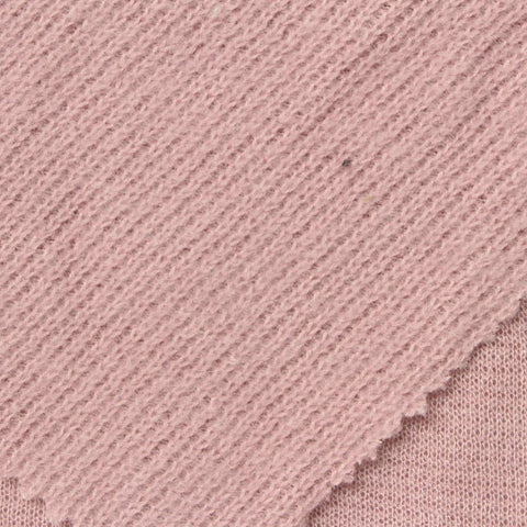 Dusty Pink Textured Rib Knit, Polyester