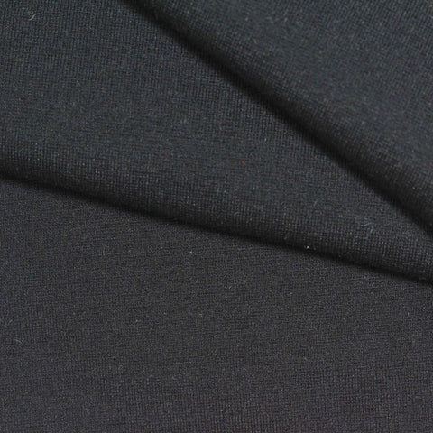 Viscose Polyester Stretch Ponte Knit Fabric, 350 gsm, 150 cm — Grey