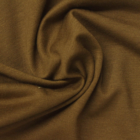 Polyester Stretch Jersey Knit Fabric, 170 gsm, 175 cm — Khaki