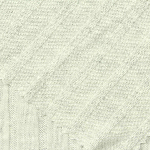 Grey Heather Rib Knit, Viscose-Poly