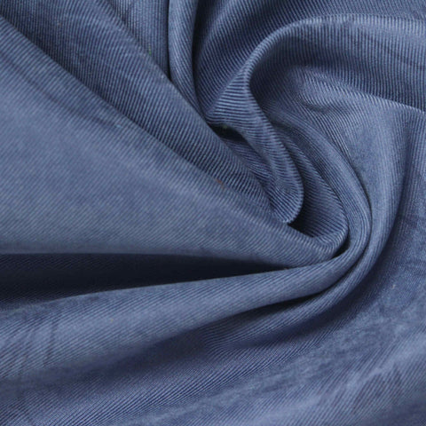 Blue-Grey Leaf Jacquard, Polyester