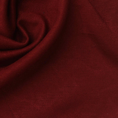 Polyester Viscose Stretch Scuba Knit Fabric, 278 gsm, 180 cm — Red