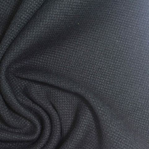 Dark Grey Marl Knit, Polyester, 380 gsm, 150 cm