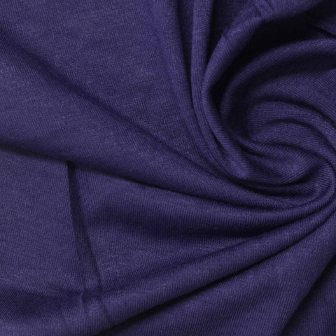 Viscose Polyester Stretch Jersey Knit Fabric, 220 gsm, 170 cm — Purple