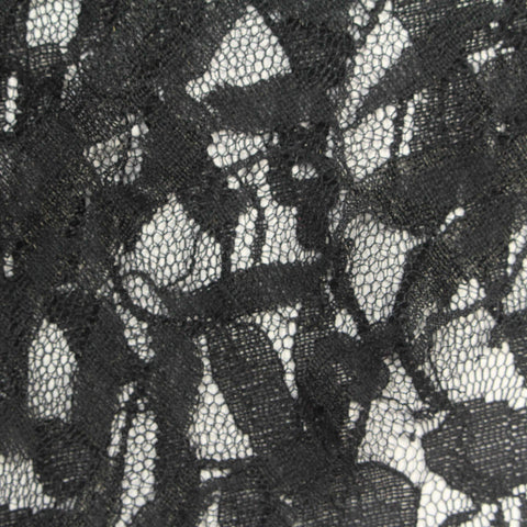 Black Floral Lace, Nylon, 135 cm, ref EF-243222