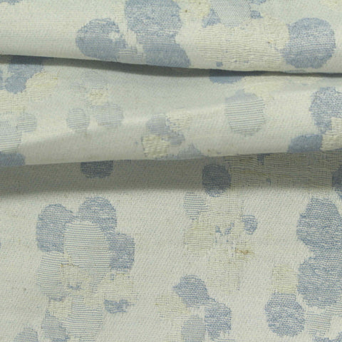 Light Blue Abstract Scuba Knit, Cotton-Poly, 178 gsm