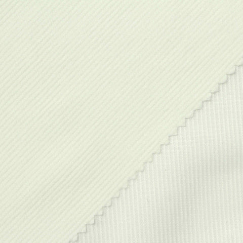 Off-White Ribbed Velvet, Polyester