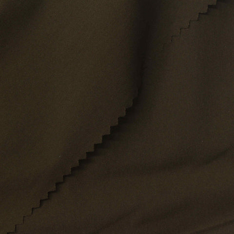 Dark Brown Poplin, Viscose-Tencel Lyocell