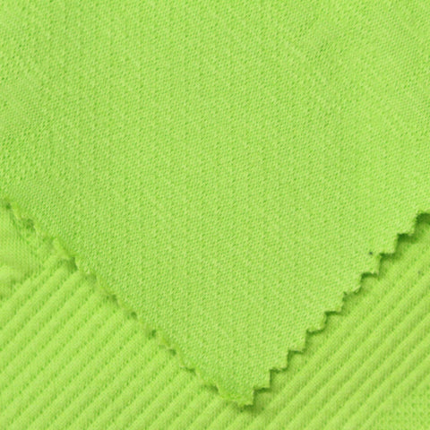 Lime Floral Jacquard, Cotton-Poly