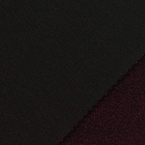 Red Marl Knit, Nylon-Metallic