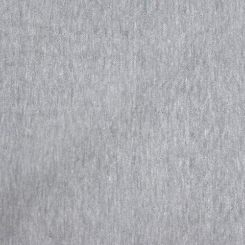 Light Grey Marl Jersey Knit, Poly-Cotton, 139 gsm