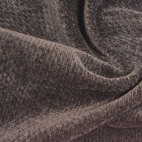 Dark Brown Textured Chenille, Polyester
