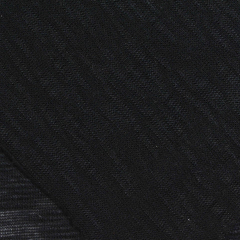 Black Marl Jersey Knit, Polyester, 210 gsm