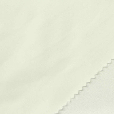 Brushed Polyester Stretch Milk Silk Knit Fabric, 164 gsm, 180 cm — White