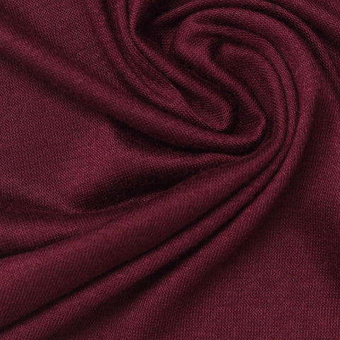 Viscose Stretch Jersey Knit Fabric, 159 gsm, 150 cm — Red
