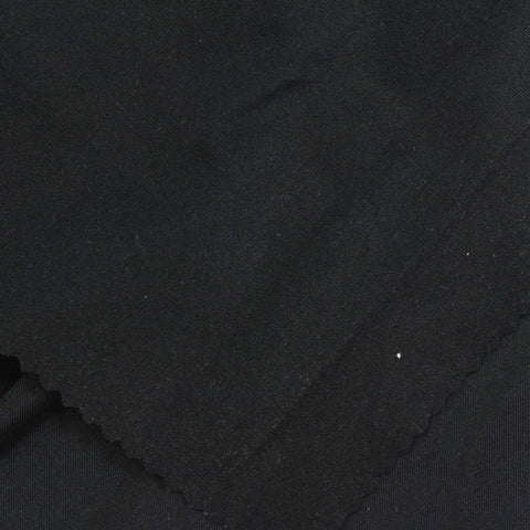 Nylon Stretch Jersey Knit Fabric, 190 gsm, 150 cm — Black