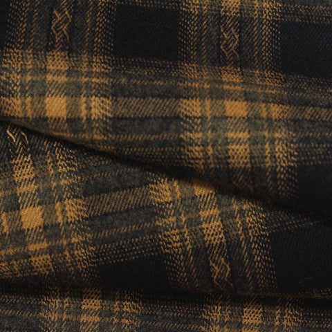 Black Plaid Woven, Poly-Viscose, 285 gsm, 150 cm, ref EF-265161