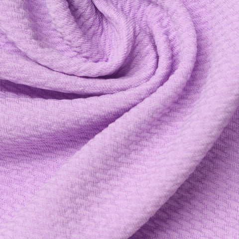 Polyester Stretch Knit Fabric, 185 gsm, 165 cm — Purple