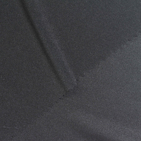 Polyester Stretch Milk Silk Knit Fabric, 143 gsm, 175 cm — Navy