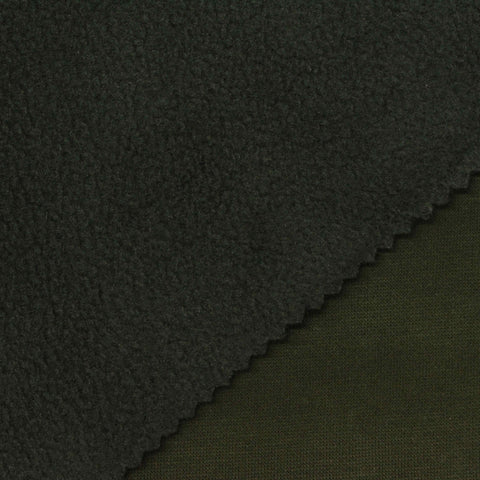 Dark Olive Piqué Knit, Poly-Cotton